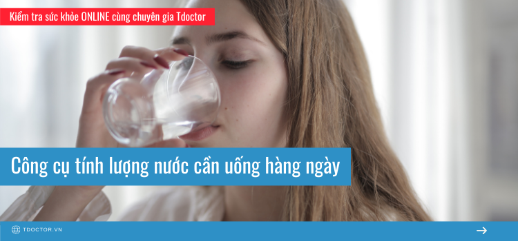 Công cụ tính lượng nước cần uống hàng ngày